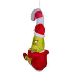 Load image into Gallery viewer, Gemmy Christmas Inflatable Hanging Grinch with Candy Cane, 4.5 ft Tall, Multi

