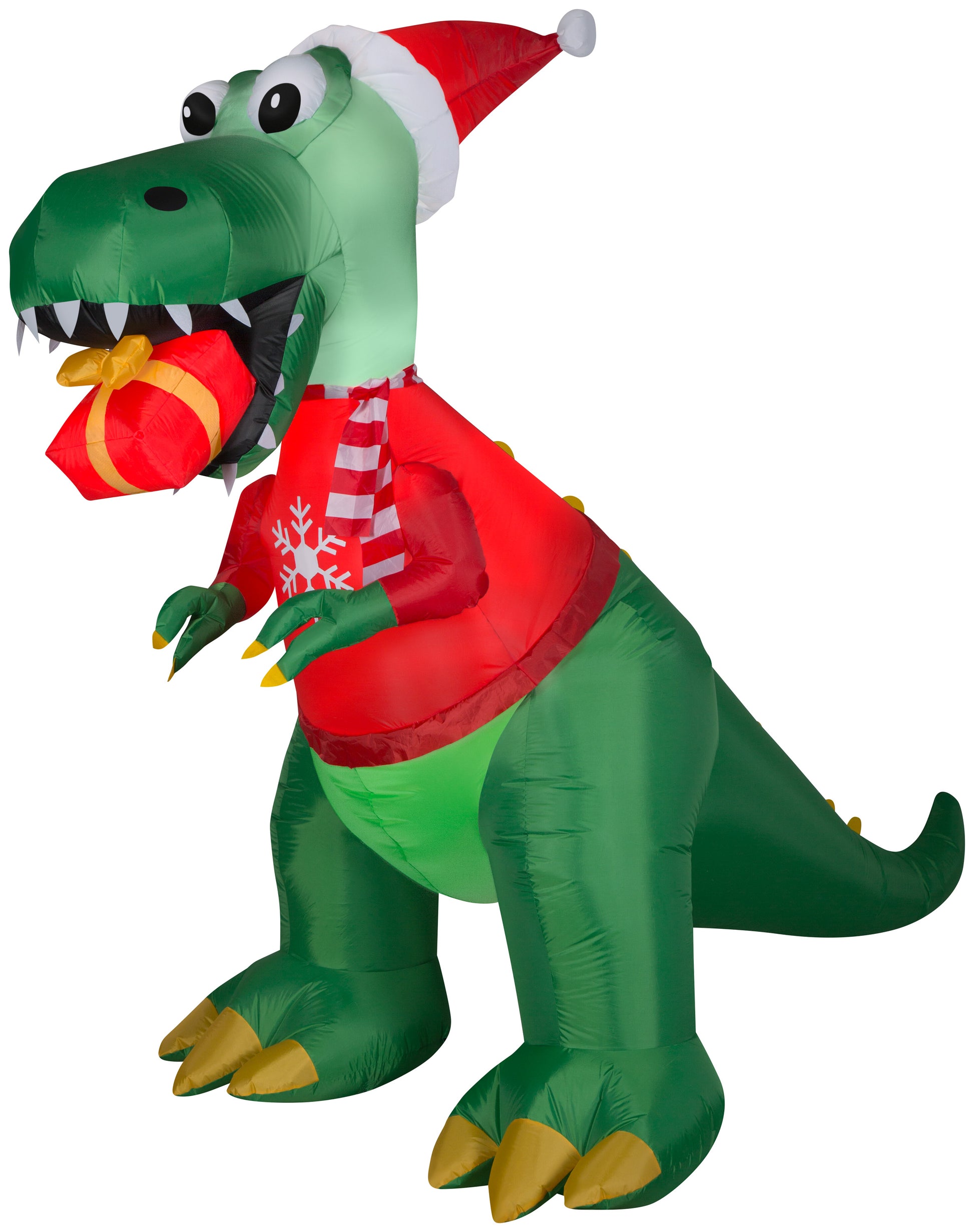 7.5-Ft T Rex with Gift Christmas Inflatable
