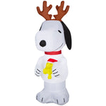 Load image into Gallery viewer, Gemmy Christmas Inflatable Snoopy and Woodstock, 4 ft Tall, Multi
