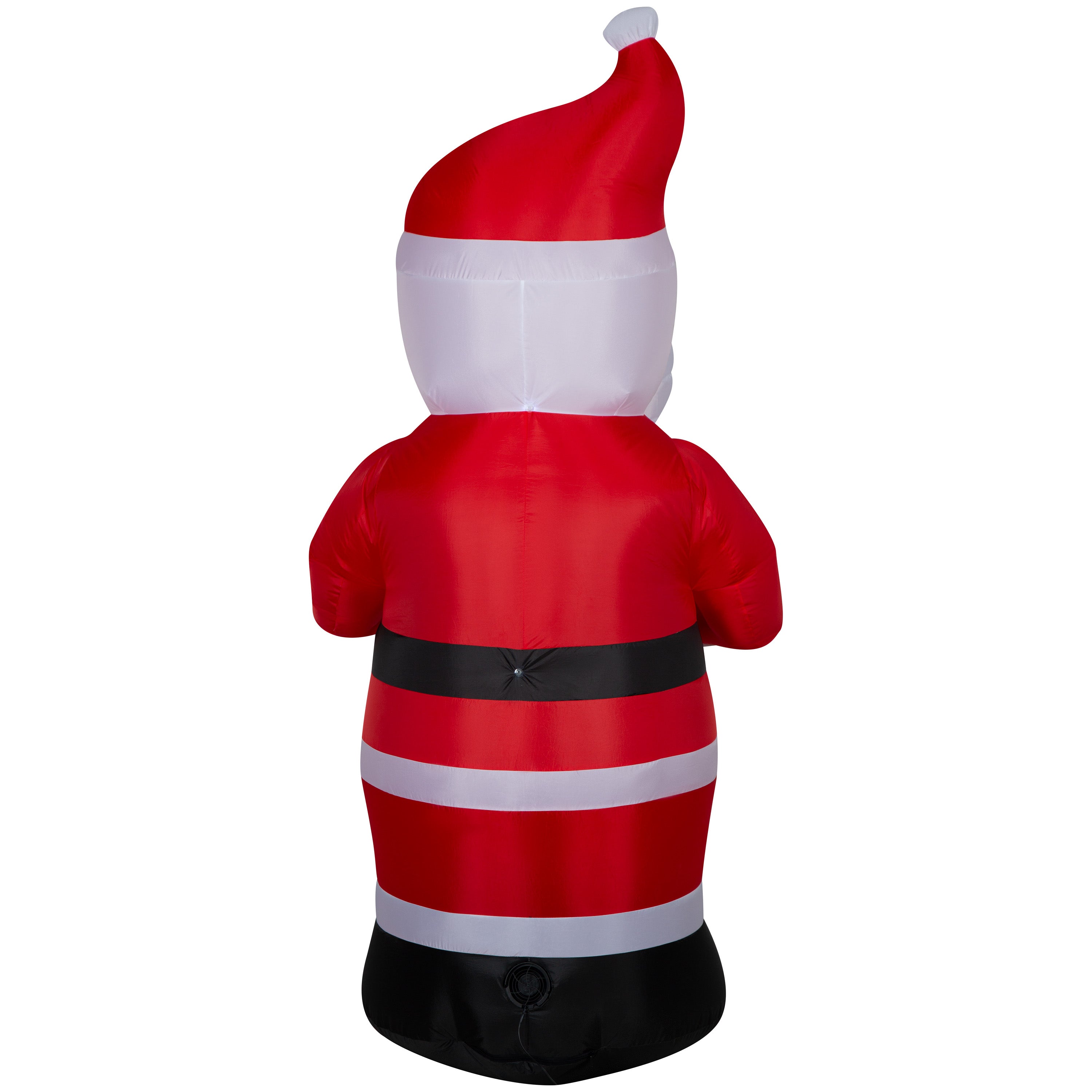 Gemmy Christmas Airblown Inflatable Santa OPP , 6.5 ft Tall, Multi