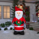 Load image into Gallery viewer, Gemmy Christmas Airblown Inflatable Santa OPP , 6.5 ft Tall, Multi
