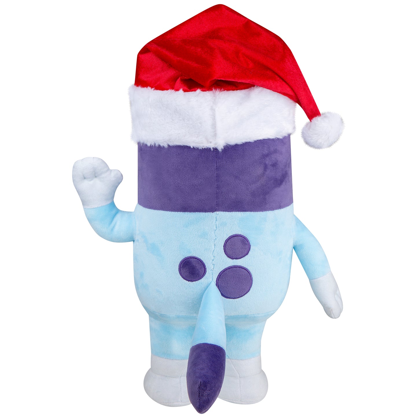 Gemmy Bluey Holiday Greeter with Santa Hat, Multi