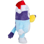 Load image into Gallery viewer, Gemmy Bluey Holiday Greeter with Santa Hat, Multi
