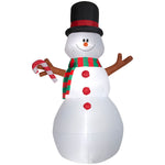 Load image into Gallery viewer, Gemmy Christmas Inflatable Animated Swiveling Snowman, 10 ft Tall, Multi
