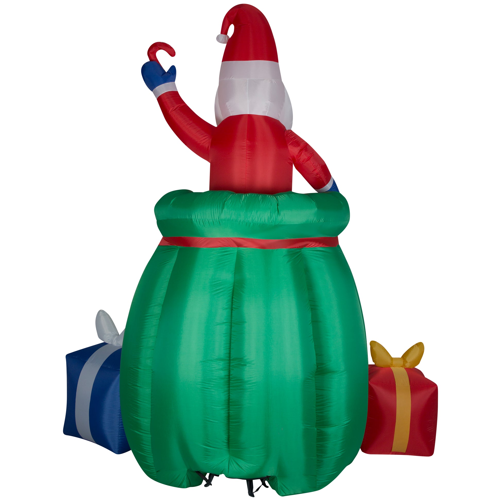 10-Ft Giant Animated Santa in a Gift Sack Christmas Inflatable image 4