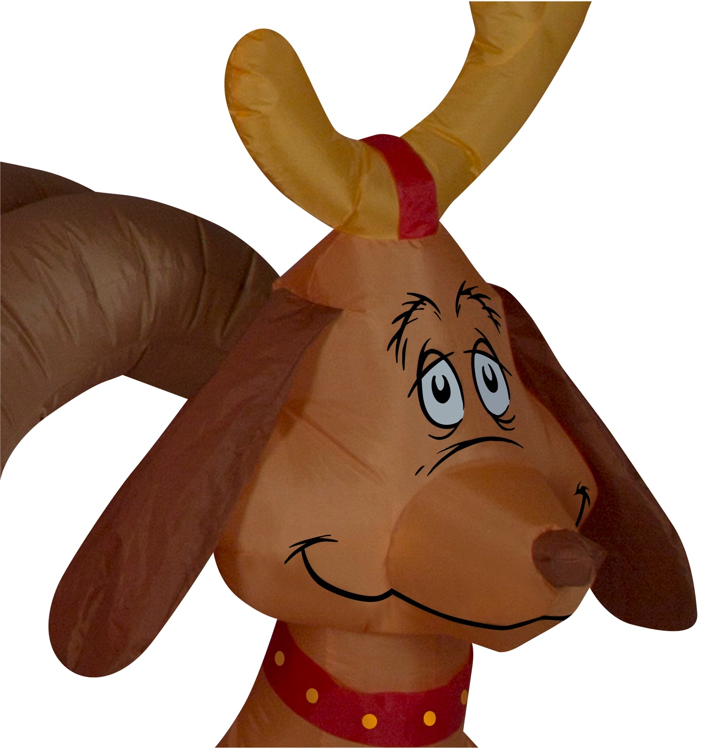 12-Ft Grinch and Max in Sleigh Colossal Scene Christmas Inflatable image 3