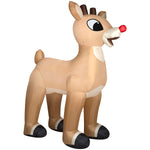 Load image into Gallery viewer, Gemmy Giant Christmas Inflatable Rudolph the Red Nosed Reindeer, 10 ft Tall, Multi
