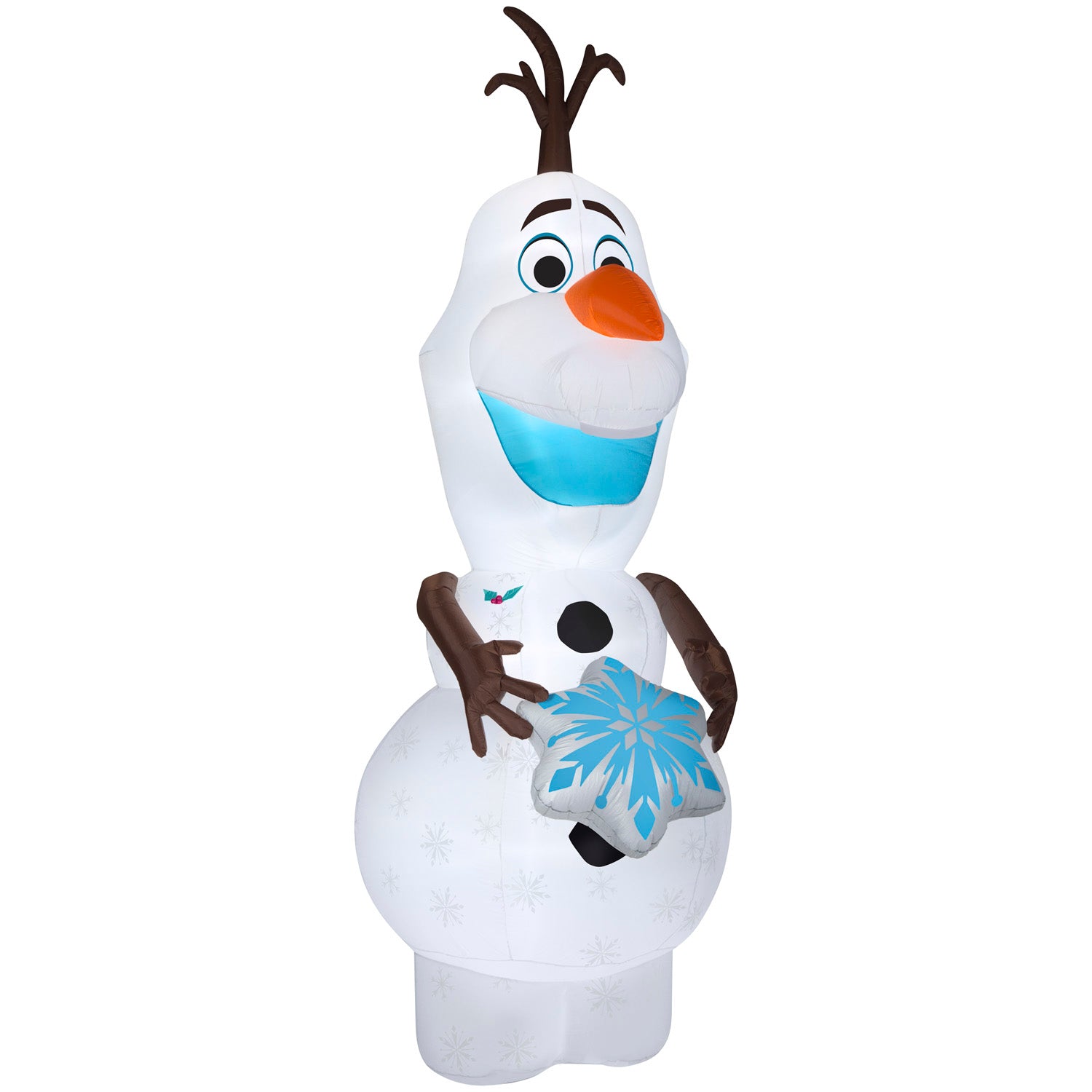 Gemmy Christmas Inflatable Olaf with Snowflake, 11 ft Tall, Multi