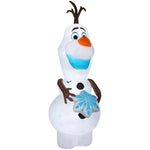 Load image into Gallery viewer, Gemmy Christmas Inflatable Olaf with Snowflake, 11 ft Tall, Multi
