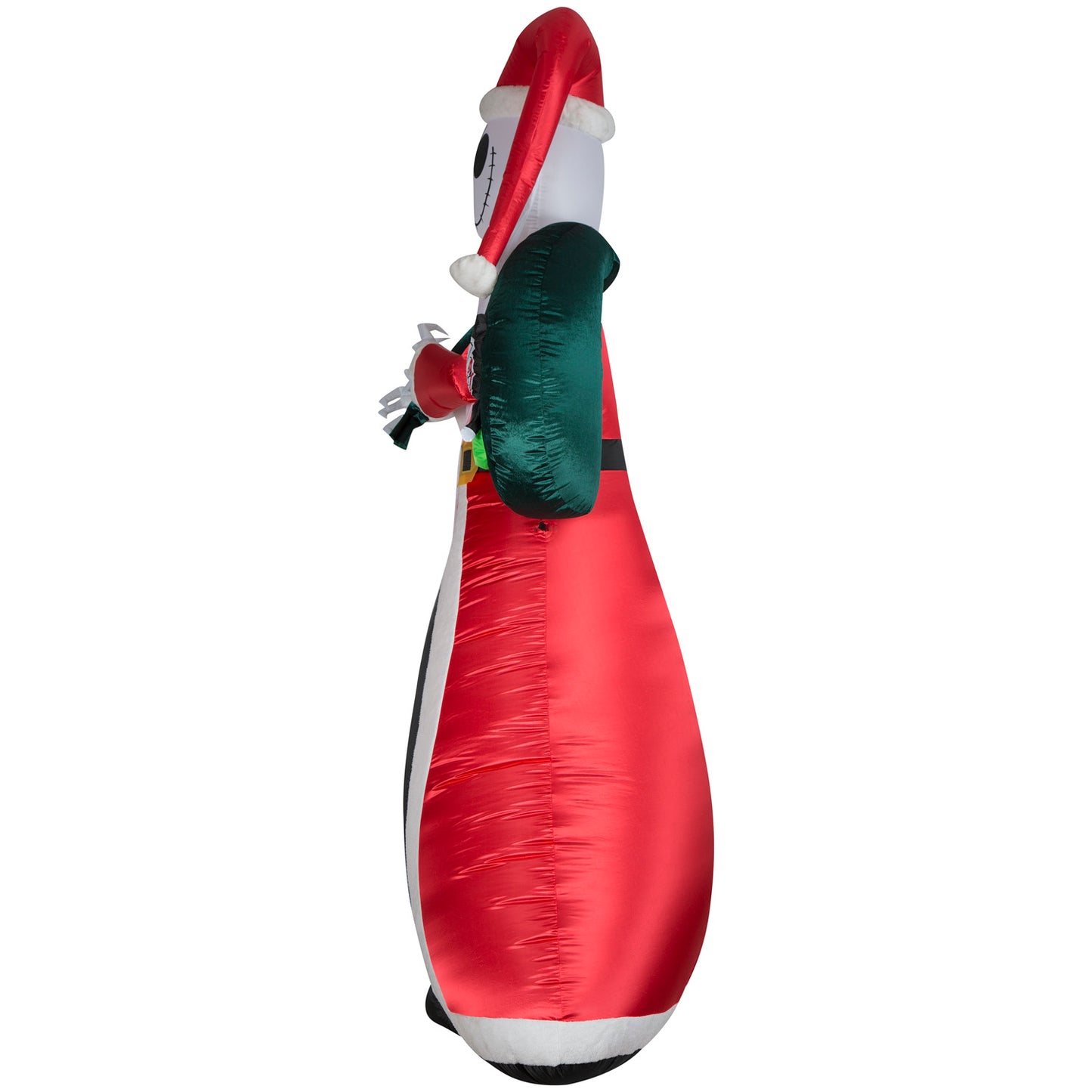 10-Ft Giant Jack Skellington as Sandy Claws Christmas Inflatable image 3