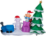 Load image into Gallery viewer, Gemmy Christmas Airblown Inflatable Misfit Toys Scene Rudolph , 7 ft Tall, Multi
