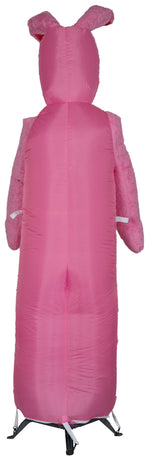 Load image into Gallery viewer, Gemmy Photorealistic Airblown Inflatable Mixed Media Ralphie w/Pink FuzzyPlush Bunny Suit WB, 6 ft Tall
