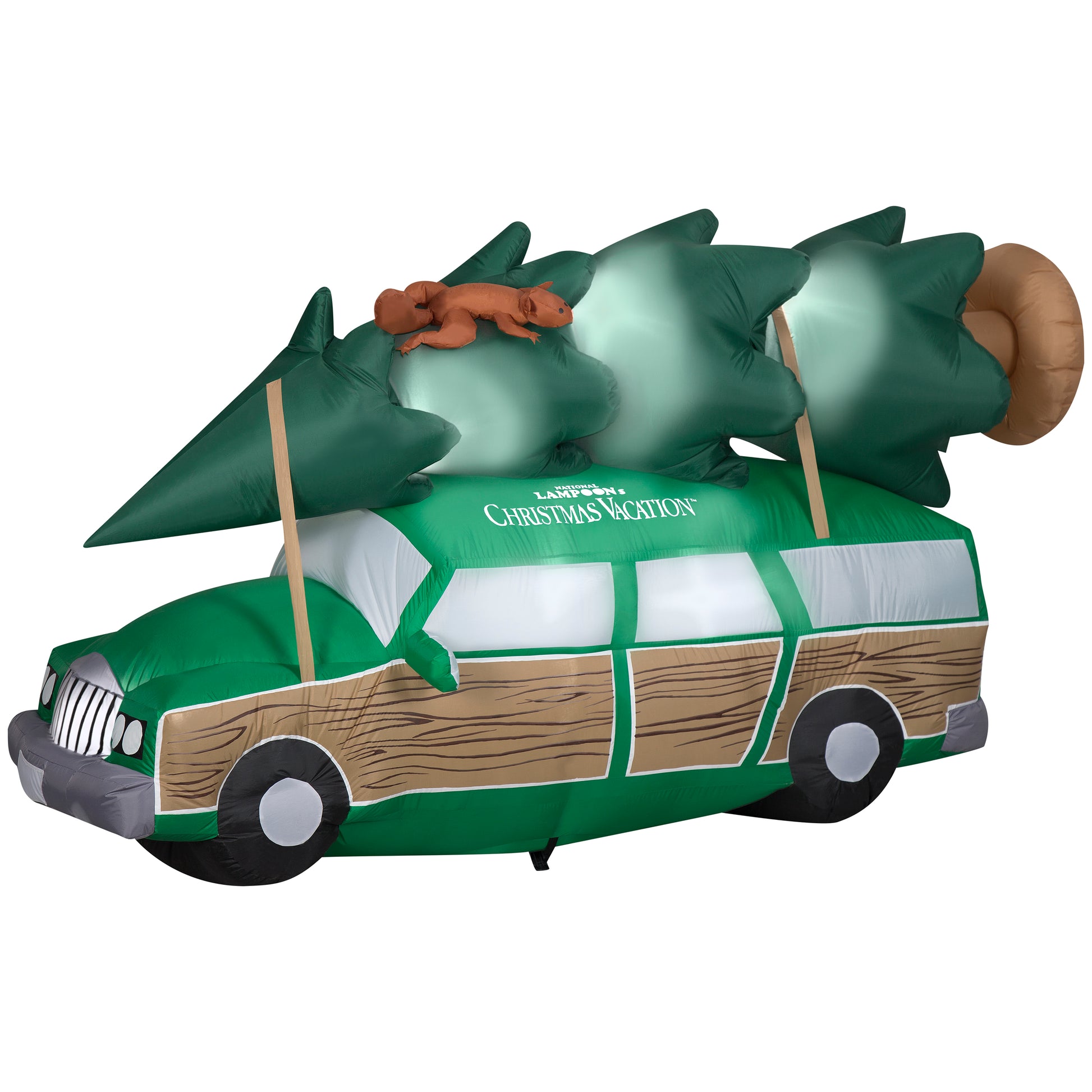 Christmas Inflatable Griswold Station Wagon with Tree and Squirrel, 4.5 ft Tall