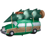 Load image into Gallery viewer, Gemmy Christmas Inflatable Griswold Station Wagon with Tree and Squirrel, 4.5 ft Tall
