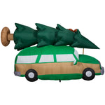 Load image into Gallery viewer, Gemmy Christmas Inflatable Griswold Station Wagon with Tree and Squirrel, 4.5 ft Tall
