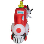 Load image into Gallery viewer, Gemmy Christmas Airblown Inflatable Peanuts Train Scene , 7.5 ft Tall, Multi
