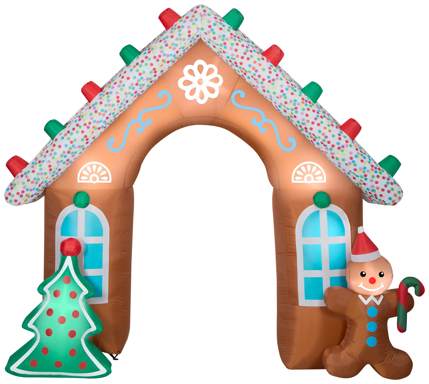 8.5-Ft Gingerbread Archway Christmas Inflatable