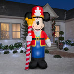 Load image into Gallery viewer, Gemmy Airblown Disney Mickey as Nutcracker Christmas Inflatable, 10-Ft, LED Yard Decor
