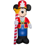 Load image into Gallery viewer, Gemmy Airblown Disney Mickey as Nutcracker Christmas Inflatable, 10-Ft, LED Yard Decor
