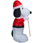 Load image into Gallery viewer, Gemmy Airblown Peanuts Snoopy with List and Gift Sack Christmas Inflatable, 6.5-Ft, LED Yard Decor
