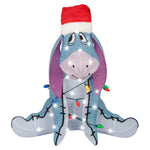 Load image into Gallery viewer, Gemmy 3D Holiday Lighted Tinsel Sculpture Eeyore 28&quot; Disney, Multicolored
