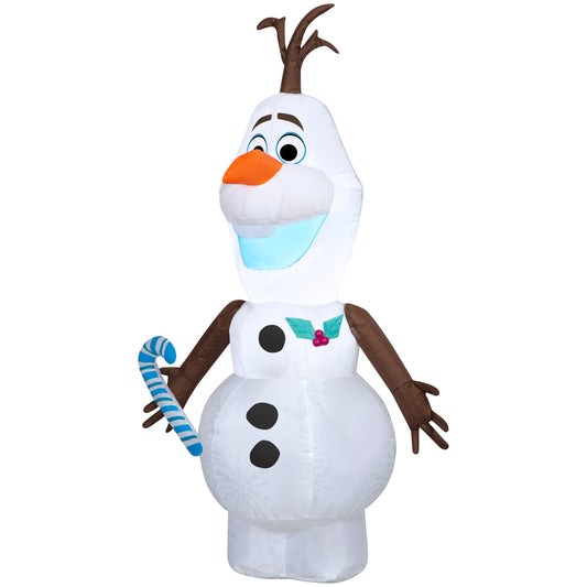 Christmas Inflatable Olaf Disney, 4 ft Tall