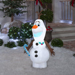 Load image into Gallery viewer, Gemmy Christmas Airblown Inflatable Olaf Disney , 4 ft Tall, Multicolored
