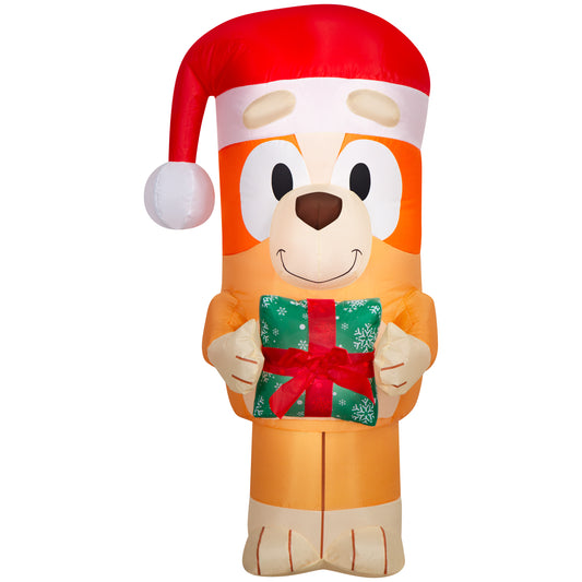 3.5-Ft Bluey Bingo with Present Christmas Inflatable