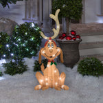 Load image into Gallery viewer, Gemmy Dr. Seuss Max Tinsel Yard Sculpture, 30-Inch, Pre-Lit LED Christmas Decor
