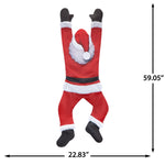 Load image into Gallery viewer, Gemmy Realistic Hanging Santa Christmas Decoration, 59-Inch, Indoor/Outdoor
