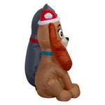 Load image into Gallery viewer, Gemmy Airblown Disney Lady and the Tramp Scene Christmas Inflatable, 4-Ft, LED Yard Decor
