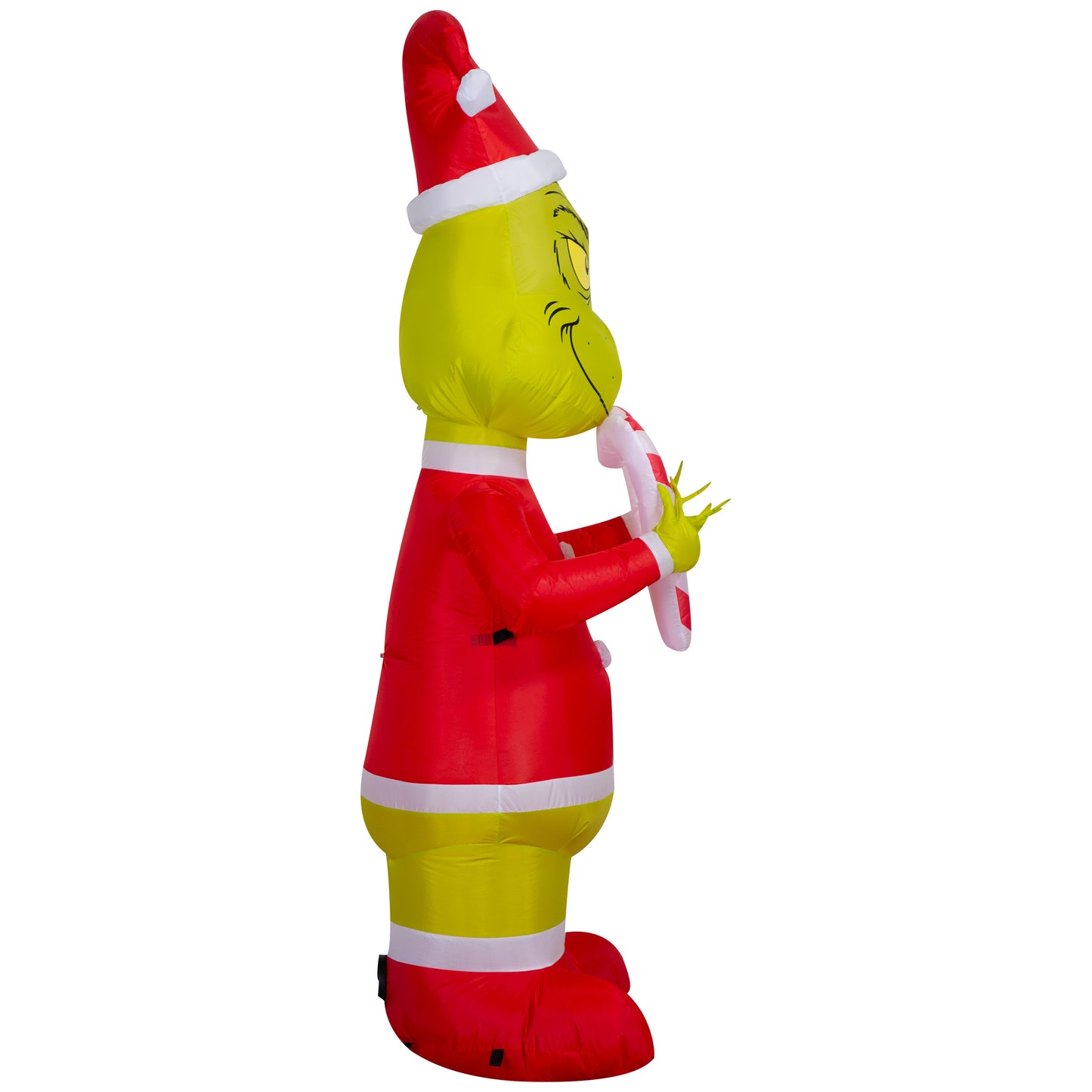 6.5-Ft Grinch Holding Candy Cane Hearts Christmas Inflatable image 4
