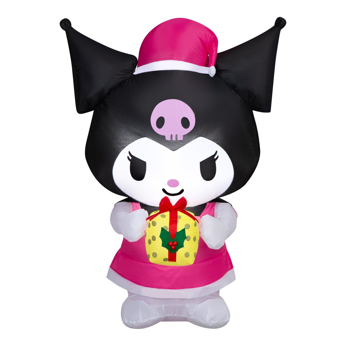 4.5-Ft Sanrio Kuromi with Yellow Present Christmas Inflatable
