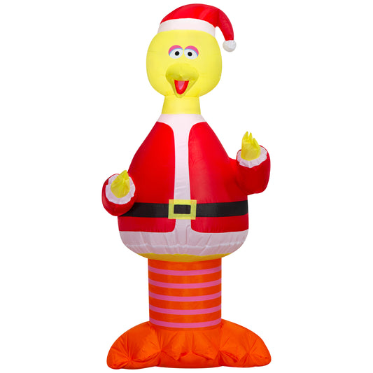 3.5-Ft Sesame Street Big Bird in Santa Suit Christmas Inflatable