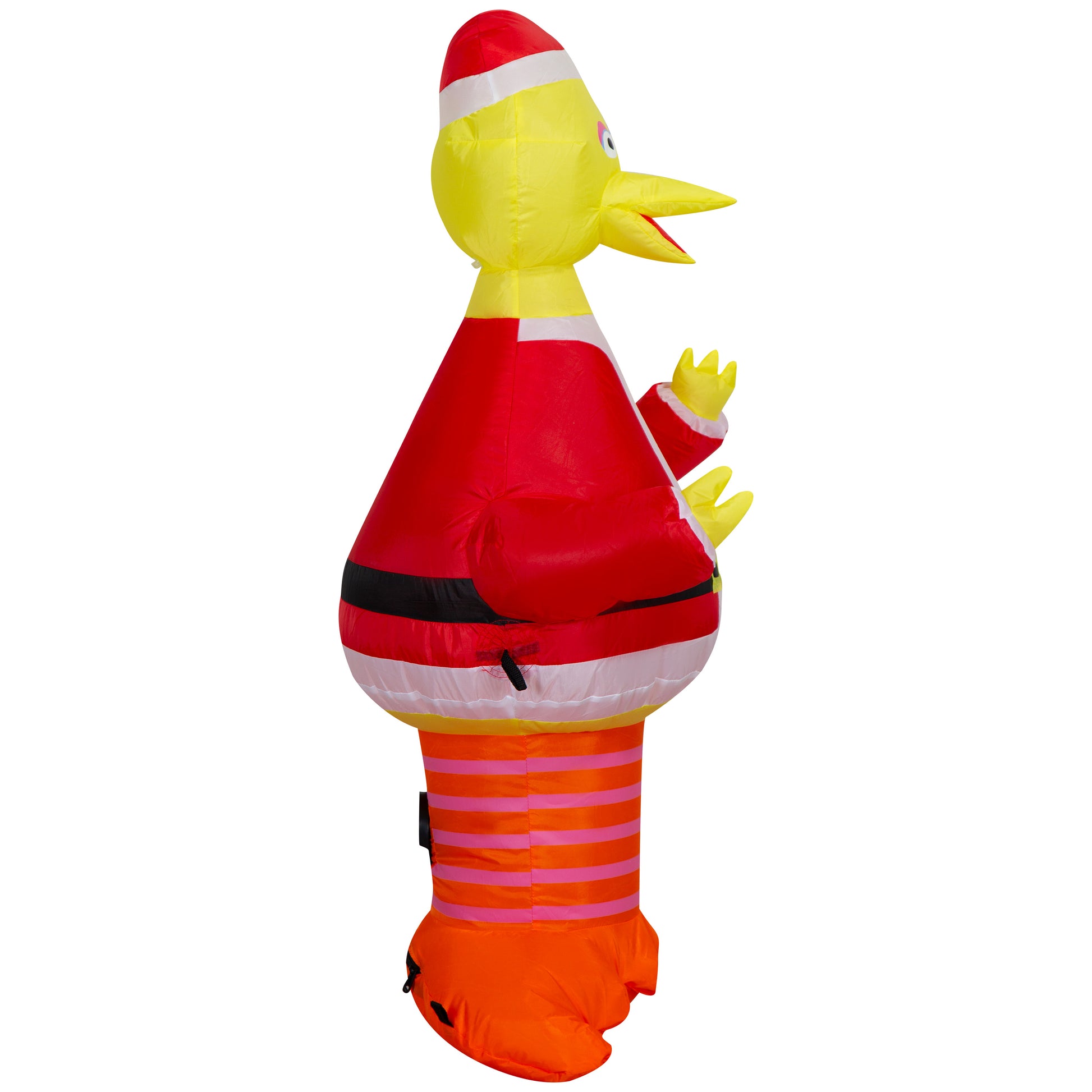 3.5-Ft Sesame Street Big Bird in Santa Suit Christmas Inflatable image 4