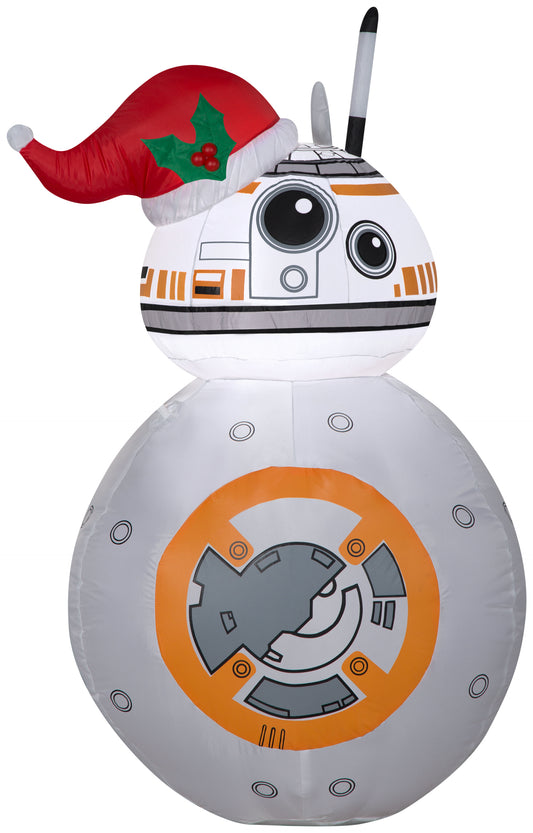 3.5' Star Wars BB-8 w/ Santa Hat Christmas Inflatable