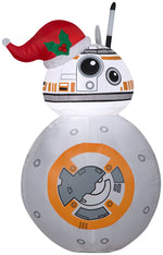 Load image into Gallery viewer, 3.5&#39; Star Wars Airblown BB-8 w/ Santa Hat Christmas Inflatable
