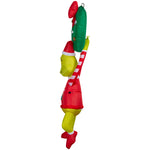 Load image into Gallery viewer, Gemmy Airblown Dr. Seuss Grinch Hanging from Wreath with Red Bow Christmas Inflatable, 6.5-Ft, LED Yard Decor
