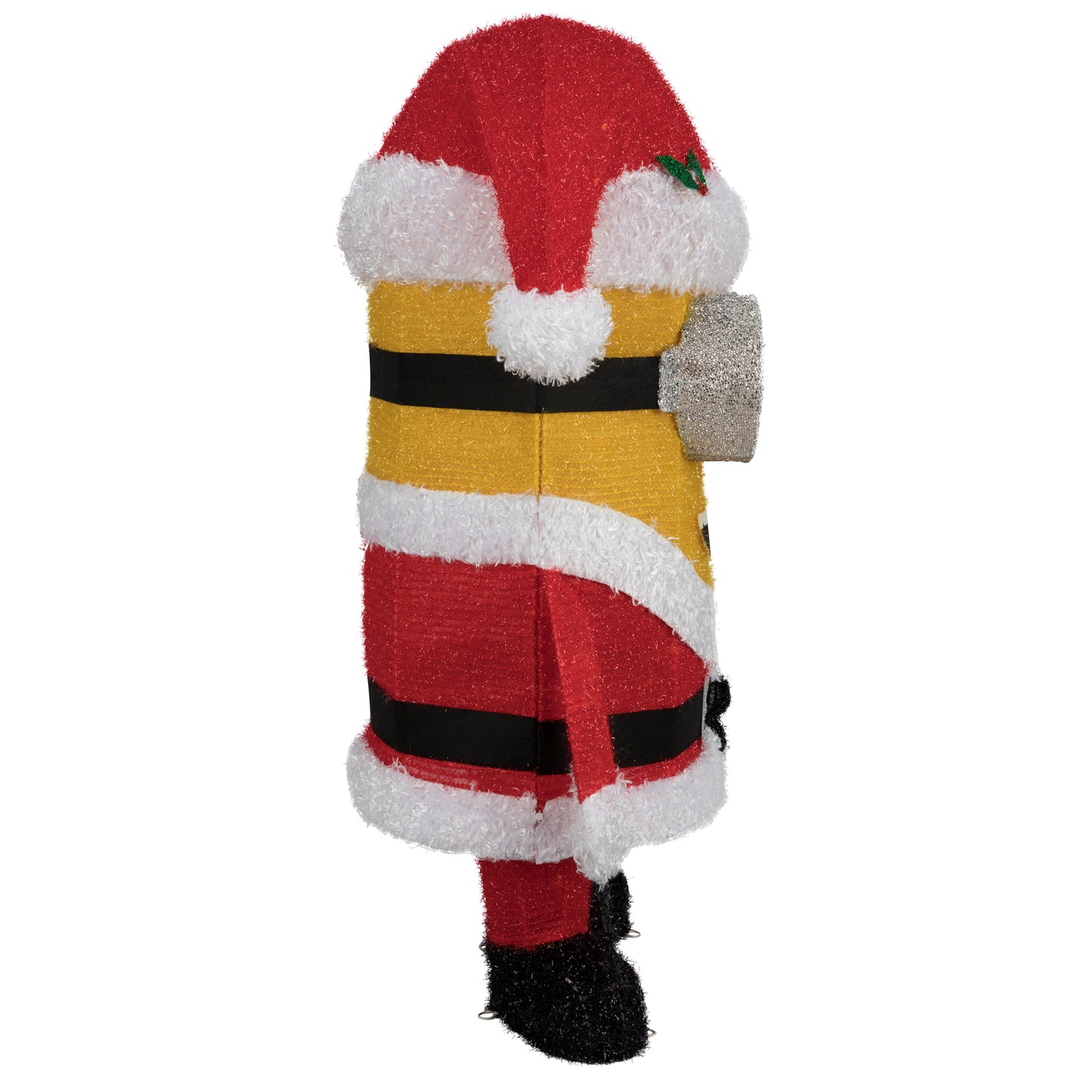 39-Inch Minion Dave as Santa Tinsel Sculpture image 4