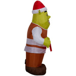 Load image into Gallery viewer, Gemmy Airblown Shrek with Santa Hat Christmas Inflatable, 3.5-Ft, LED Yard Decor
