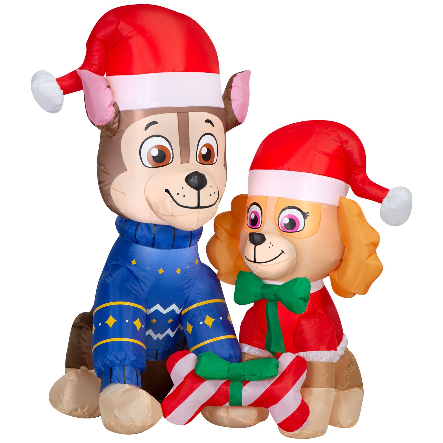 4-Ft PAW Patrol Chase and Skye Scene Christmas Inflatable