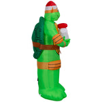 Load image into Gallery viewer, Gemmy Airblown TMNT Michelangelo with Present Christmas Inflatable, 3.5-Ft, LED Yard Decor
