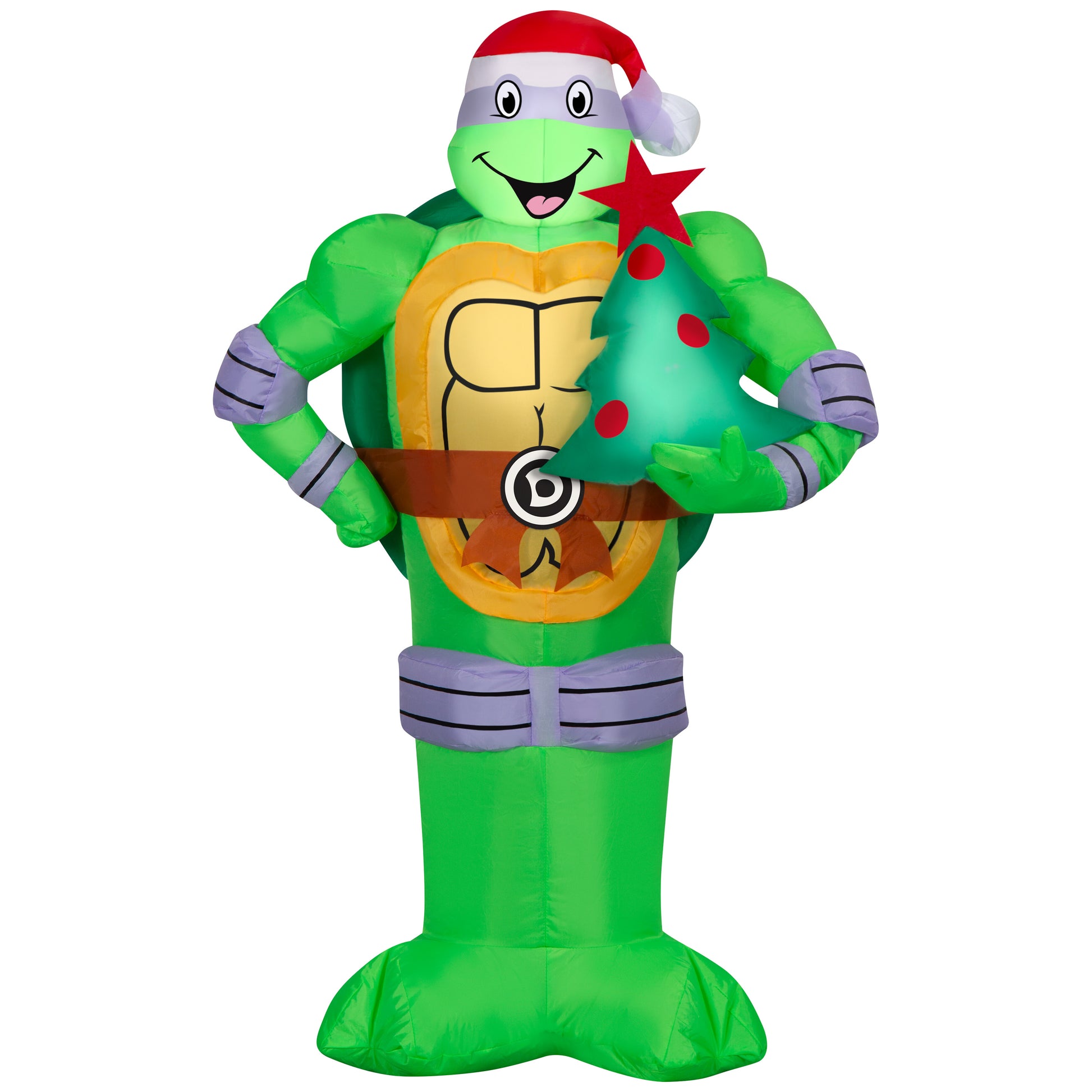 3.5-Ft TMNT Donatello with Christmas Tree Christmas Inflatable