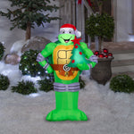 Load image into Gallery viewer, Gemmy Airblown TMNT Donatello with Christmas Tree Christmas Inflatable, 3.5-Ft, LED Yard Decor
