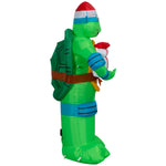 Load image into Gallery viewer, Gemmy Airblown TMNT Leonardo with Present Christmas Inflatable, 3.5-Ft, LED Yard Decor
