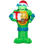 Load image into Gallery viewer, Gemmy Airblown TMNT Leonardo with Present Christmas Inflatable, 3.5-Ft, LED Yard Decor
