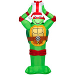 Load image into Gallery viewer, Gemmy Airblown TMNT Raphael with Present Christmas Inflatable, 4-Ft, LED Yard Decor
