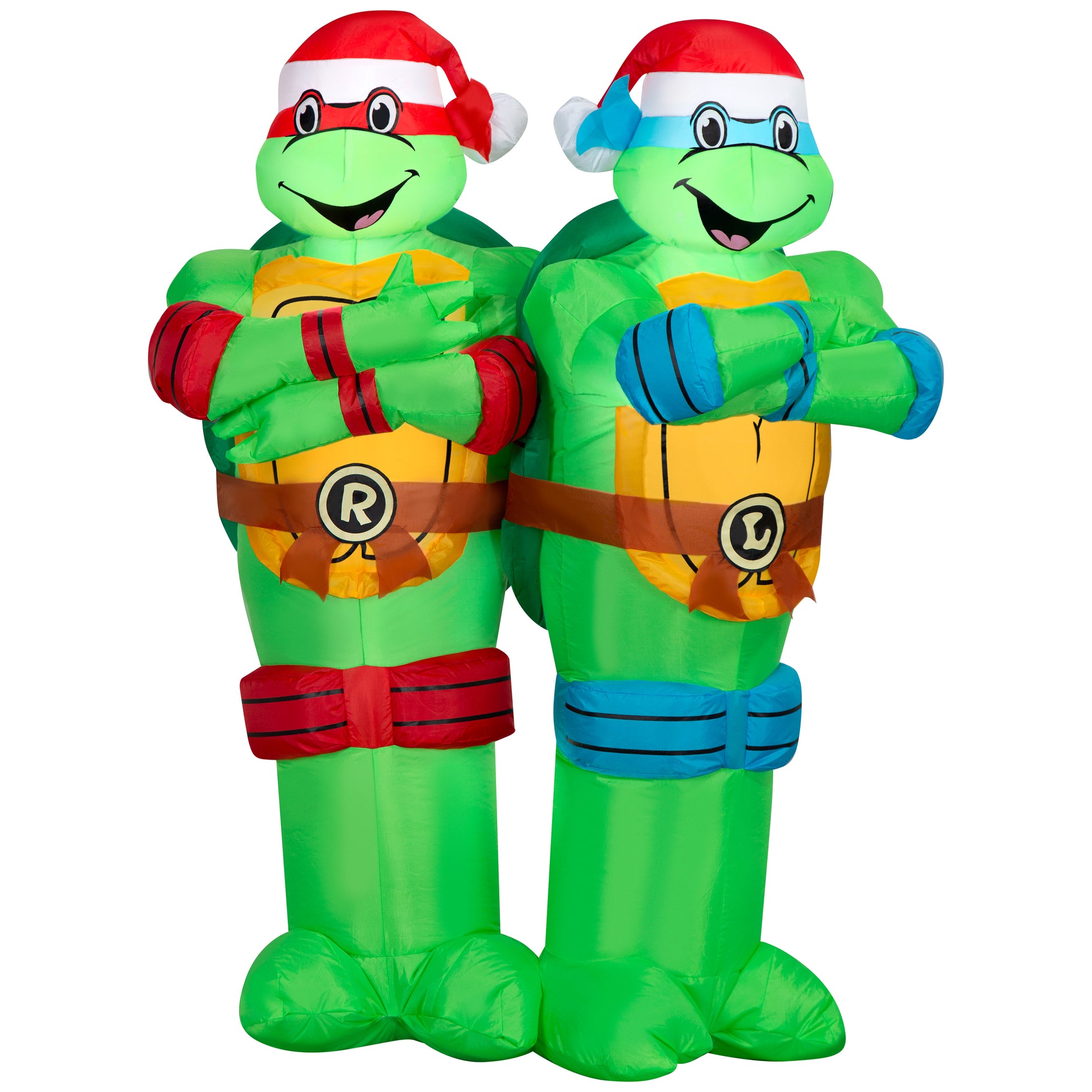 4-Ft TMNT Leonardo and Raphael Scene Christmas Inflatable