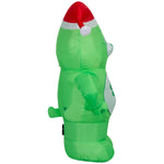 Load image into Gallery viewer, Gemmy Airblown Care Bears Good Luck in Santa Hat with Candy Cane Christmas Inflatable, 3.5-Ft, LED Yard Decor
