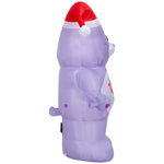 Load image into Gallery viewer, Gemmy Airblown Care Bears Share in Santa Hat with Present Christmas Inflatable, 3.5-Ft, LED Yard Decor
